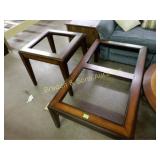 CONTEMPORARY COFFEE AND END TABLE