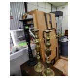 GROUP OF 3 CANDLE STICK HOLDERS