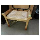 CONTEMPORARY WICKER BENCH