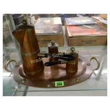 VINTAGE COPPER COFFEE SERVICE