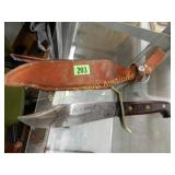 CUSTOM MADE 14" FIXED BLADE KNIFE WITH