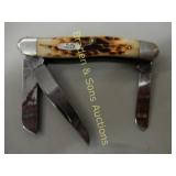 VINTAGE CASE XX 3 BLADE FOLDING POCKET KNIFE