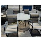 PATIO TABLE WITH 4 CHAIRS