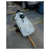 USED PULL-BEHIND 50 GAL SPRAY TANK