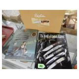 GROUP OF 2 CUSTOM KNIFE BOOKS  & 1 "CHICKS WITH