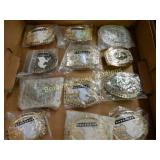 GROUP OF 12 NEW MILITARY BELT BUCKLES