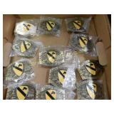 GROUP OF 12 NEW MILITARY BELT BUCKLES