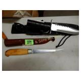 GROUP OF 2 USED KNIVES