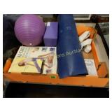 GROUP OF ASSTD YOGA & MASSAGE EQUIPMENT