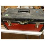 ONE USED TOOLBOX AND 2 CONTAINERS