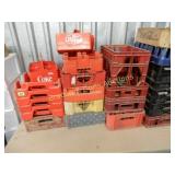 LARGE GROUP OF SODA POP CRATES