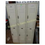 GROUP OF 3 - 66" X 36" SCHOOL LOCKERS