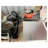 GROUP OF 4 BOXES OF ASSTD KITCHEN ITEMS