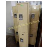 GROUP OF 3 SCHOOL LOCKERS