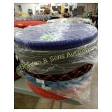 GROUP OF 8 ROLLS OF NYLON BRAIDED BELTING