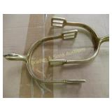 GROUP OF 30 CONTEMPORARY BRASS CAVALRY SPURS