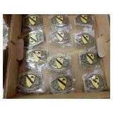 GROUP OF 12 NEW MILITARY BELT BUCKLES
