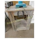 RUSTIC END TABLE