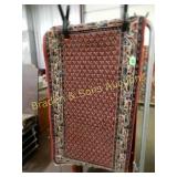 ANTIQUE 48" X 26" AREA RUG
