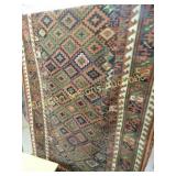 ANTIQUE 86" X 47" AREA RUG
