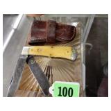 USED MOORE MAKER 8" TWO BLADED FOLDING POCKET