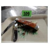 NEW CASE XX MODEL 6207 DOUBLE BLADED FOLDING