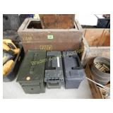 GROUP OF ASSTDF AMMO BOXES ETC