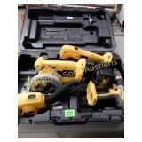 GROUP OF 18V BATTERY OPERATED TOOLS WITH