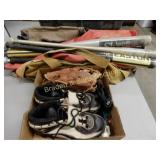 GROUP OF ASSTD SOFTBALL EQUIPMENT