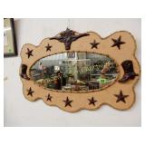 CONTEMPORARY 36" X 24" WESTERN WALL MIRROR