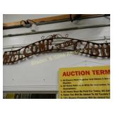 CONTEMPORARY "WELCOME TO OUR CABIN" METAL WALL