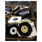 GROUP OF 2 BOXES OF ASSTD VINTAGE 45 RPM RECORDS
