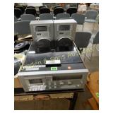 VINTAGE YORX STEREO SYSTEM WITH SPEAKERS