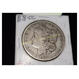 US 1878 CARSON CITY MORGAN SILVER DOLLAR