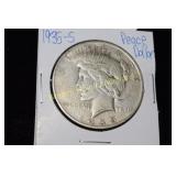 US 1935-S KEY DATE PEACE SILVER DOLLAR