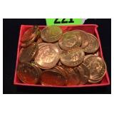 GROUP OF 100 MEXICAN DIEZ CENTAVOS 1950