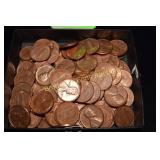 GROUP OF 100 US PENNIES