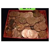 GROUP OF 100 US PENNIES