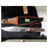 CUSTOM MADE 15" BOWIE FIXED BLADE KNIFE WITH