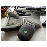 GROUP OF 3 HARLEY DAVIDSON MOTORCYCLE SEATS