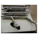 GROUP OF ASSTD HARLEY DAVIDSON MOTORCYCLE PARTS