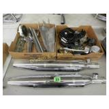 GROUP OF ASSTD HARLEY DAVIDSON MOTORCYCLE PARTS