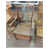 ANTIQUE CHAMBER CHAIR