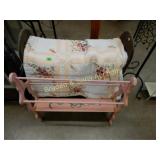 GROUP OF 2 QUILT RACKS & 1 QUILT