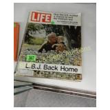 GROUP OF 3 VINTAGE LIFE MAGAZINES &  ONE 1ST ED