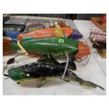 GROUP OF 3 METAL DECORATIONS