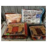 GROUP OF 5 NEW BLANKETS