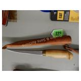 NEW J MARTINI FILET KNIFE WITH SHEATH