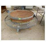 OUTDOOR WOOD BURNING FIRE PIT/GRILL
