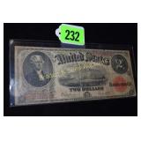 US SERIES 1917 $2.00 LEGAL TENDER NOTE
